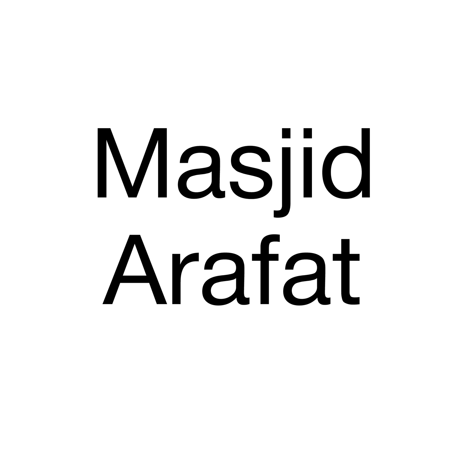 Masjid Arafat Logo